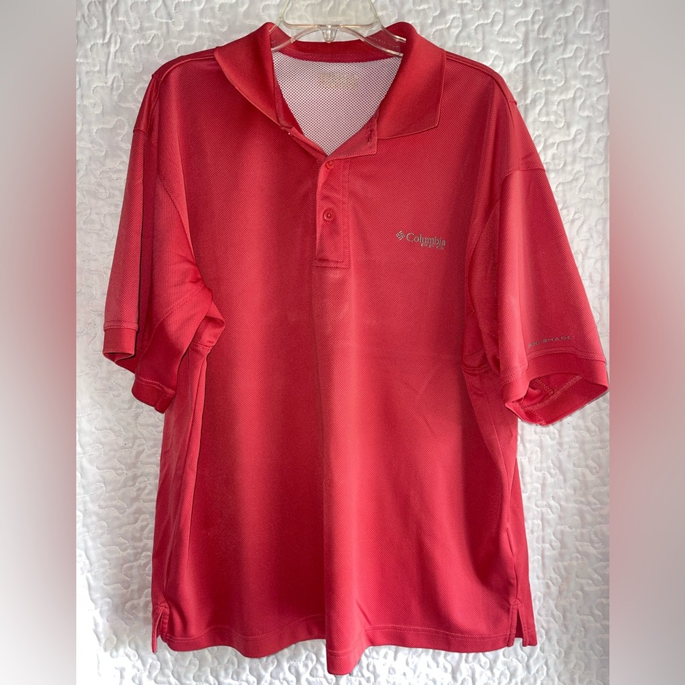 Columbia PFG Polo (salmon color)